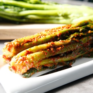 [소셜바이오]팜스락 여수 돌산 삼채 갓김치 1kg